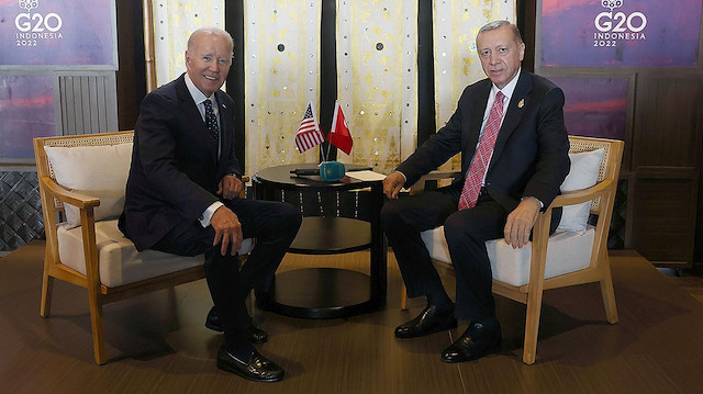 Cumhurbaşkanı Recep Tayyip Erdoğan, Bali'deki G20 Liderler Zirvesi kapsamında ABD Başkanı Joe Biden ile görüştü.