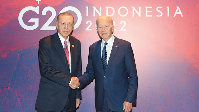 Erdoğan zirve kapsamında Bali’de bulunan ABD Başkanı Biden ile görüştü.