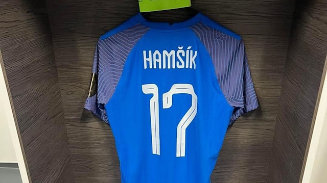 Marek Hamsik'in son maç forması