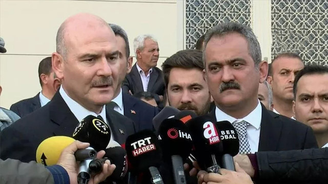 İçişleri Bakanı Süleyman Soylu - Milli Eğitim Bakanı Mahmut Özer