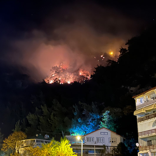 Bartın'da korkutan orman yangını