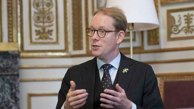 İsveç Dışişleri Bakanı Tobias Billström.