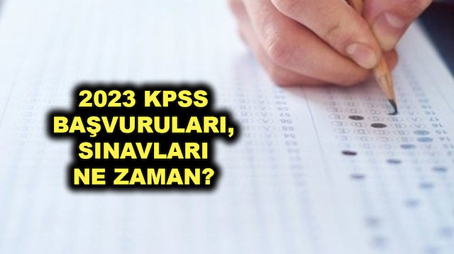 KPSS 2023 ne zaman?