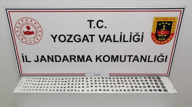 ضبط 194 قطعة أثرية في يوزغات التركية
