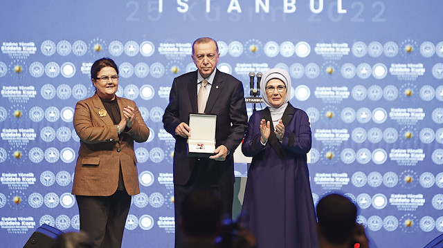 Cumhurbaşkanı Recep Tayyip Erdoğan ve Eşi Emine Erdoğan.
