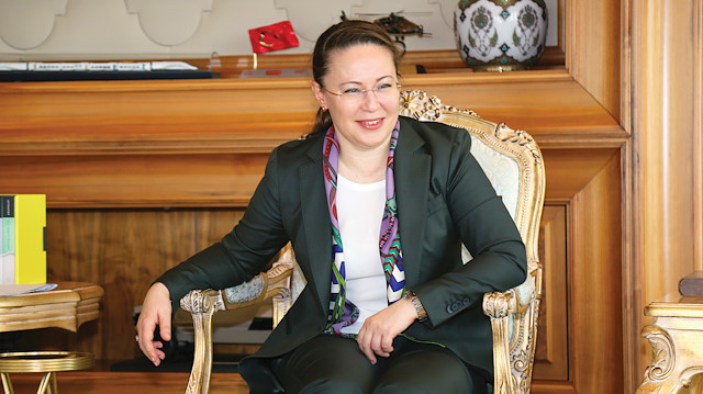 Moskova Vali Yardımcısı Ekaterina Zinovyeva.