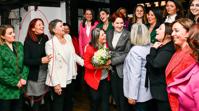 Meral Akşener HDP'li baro başkanı Fatma Kalsen'i ağırladı.