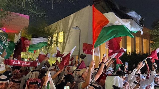 "حماس" تشيد بالتضامن مع القضية الفلسطينية في المونديال بقطر
