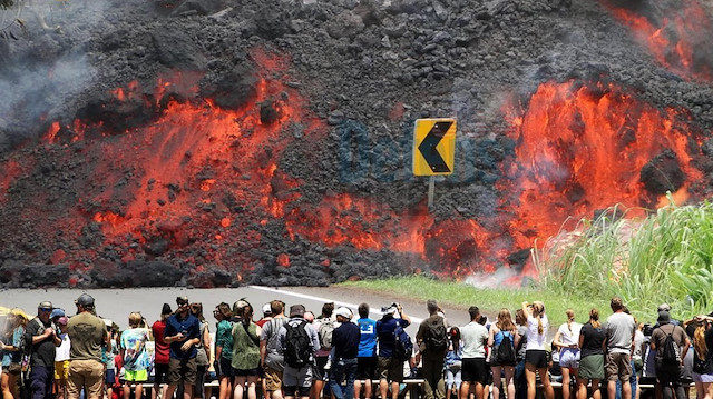 Mauna Loa Yanardağında Patlama