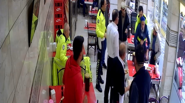 O anlar saniye saniye kameralar tarafından kaydedildi.