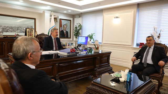 ​Kayso ve Osb Başkanlarından, Başkan Mustafa Palancıoğlu'na ziyaret