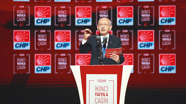 ​Kılıçdaroğlu, CHP’nin vizyon belgesini “İkinci Yüzyıla Çağrı” toplantısında açıkladı.