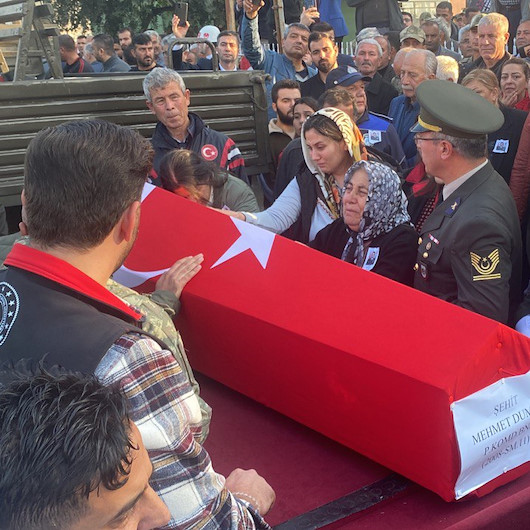Şehit binbaşı Adana’da son yolculuğuna uğurlandı