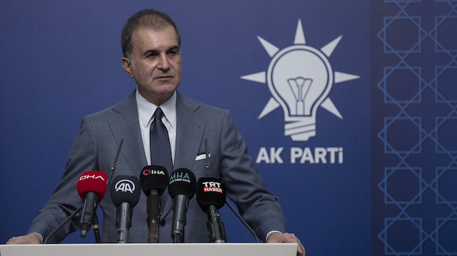AK Parti Sözcüsü Ömer Çelik.