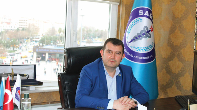 Sağlık-Sen İstanbul Şube Başkanı Zafer Caner.