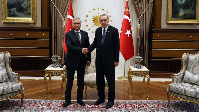 Vyacheslav Volodin - ​Cumhurbaşkanı Erdoğan