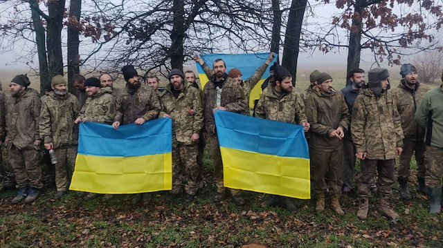 64 Ukraynalı serbest bırakıldı.