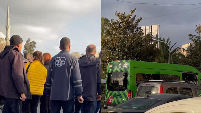 İmamoğlu'nun çağrısı sonrası İBB temizlik personeli servis araçlarıyla Saraçhane'ye götürüldü