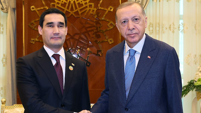 Türkmenistan Devlet Başkanı Berdimuhamedov - Cumhurbaşkanı Erdoğan