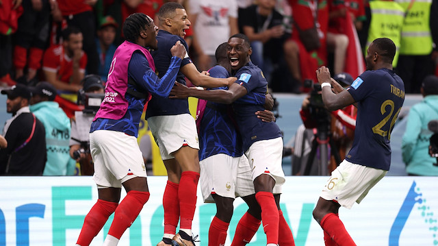 Fransa, Dünya Kupası'nda Fas'ı eleyerek finale yükseldi.