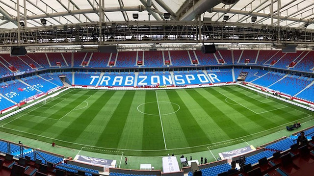 Trabzonspor'un iç saha maçlarını oynadığı Medical Park Stadyumu