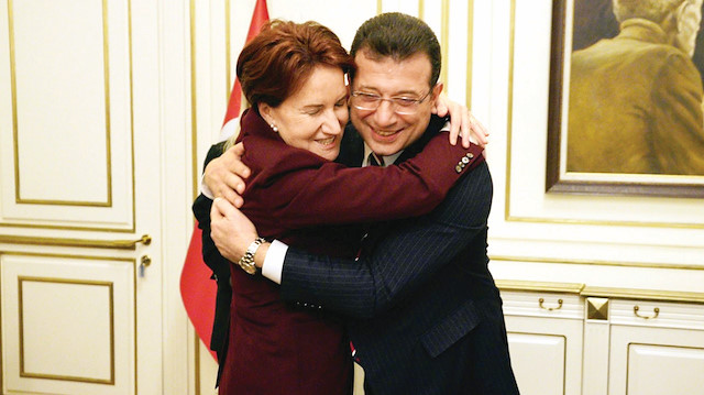 İBB Başkanı Ekrem İmamoğlu ve İYİ Parti Genel Başkanı Meral Akşener.
