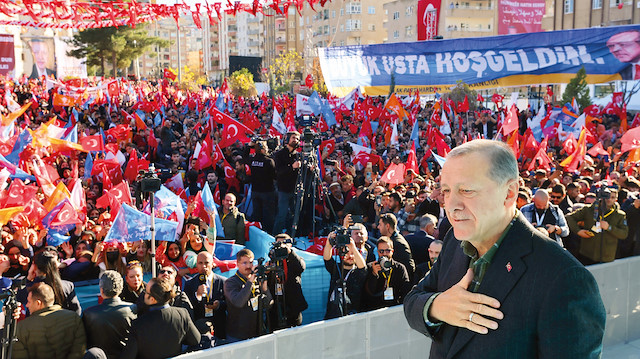 ​Cumhurbaşkanı Recep Tayyip Erdoğan, Mardin'de tamamlanan projelerin toplu açılış törenine katıldı.