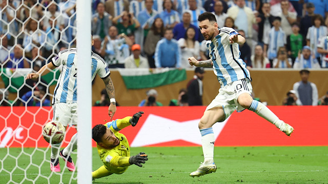 Messi'nin Fransa'ya attığı gol anı