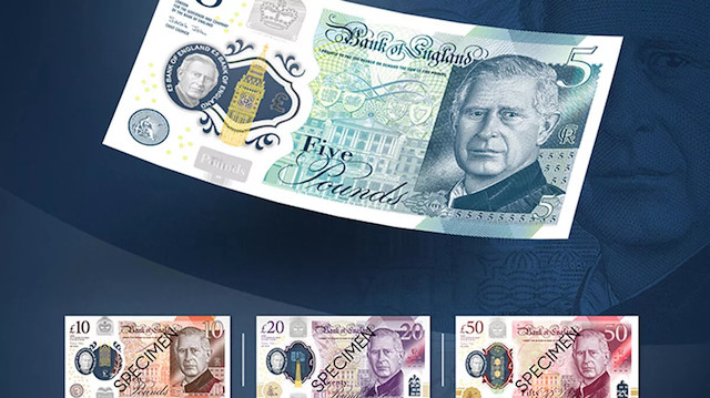 62 yıl sonra bir ilk: İngiltere'de banknotlar değişiyor