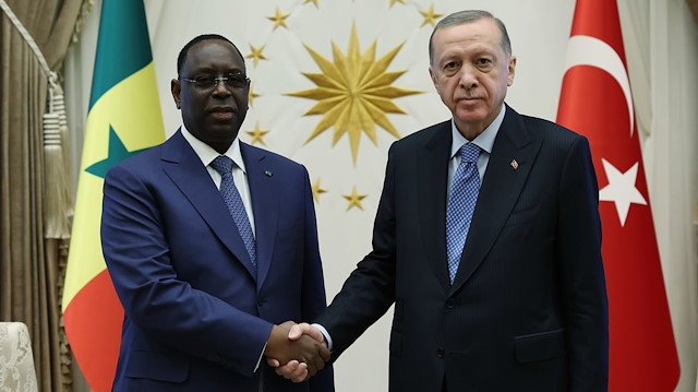 Cumhurbaşkanı Recep Tayyip Erdoğan ve Macky Sall