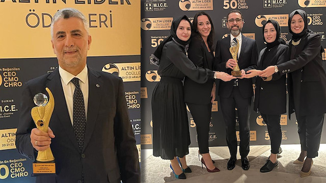 Albayrak CEO’su Prof. Dr. Ömer Bolat, Albayrak İnsan Kaynakları Koordinatörü Hüseyin Yavuztürk ödüle lâyık görüldü.