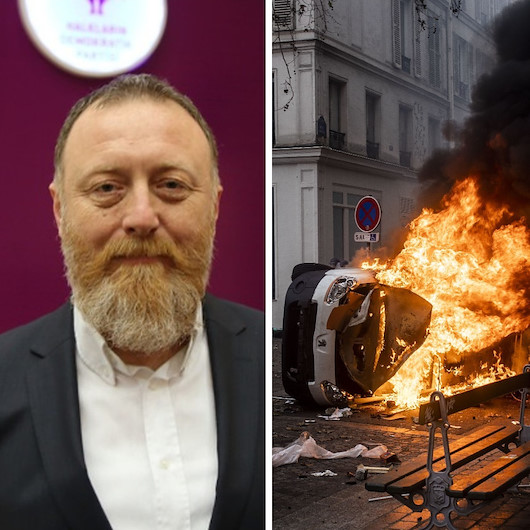 HDP’li Sezai Temelli’den skandal 'Paris' paylaşımı: Hemen silip özür diledi