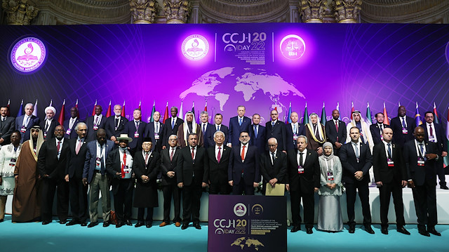 İslam Dünyası Anayasası Konferansı açılış programı.