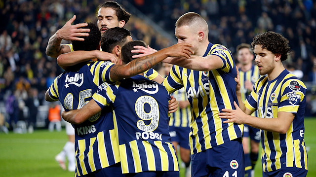 Fenerbahçeli futbolcuların sevinçleri