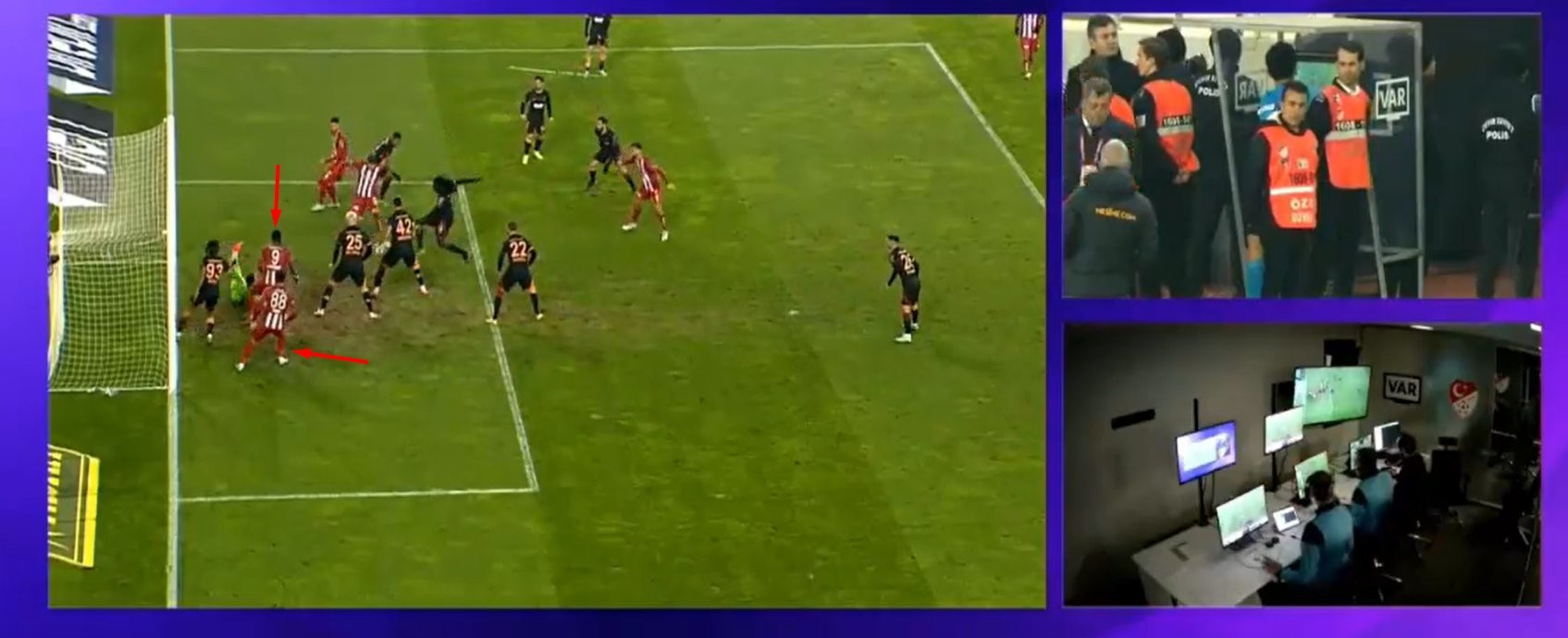 Tartışılan pozisyon - Bein Sports'tan alınmıştır.