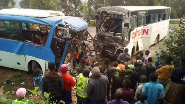 Uganda'da yolcu otobüsü kazası