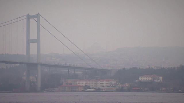 İstanbul ve çevresinde hava kirliliği yüksek seviyede