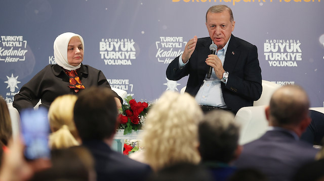 ​Cumhurbaşkanı Erdoğan Antalya'da "Kadınlarla Büyük Türkiye Yolunda Programı"na katıldı.
