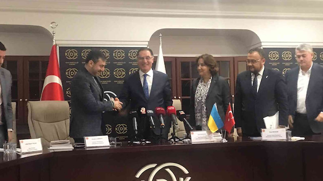 Türkiye Ombudsmanı Şeref Malkoç ve Ukrayna Ombudsmanı Dmytro Lubinets