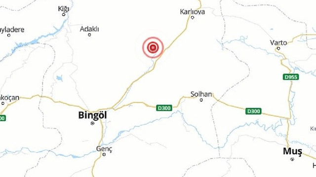 Bingöl’de 3.3 büyüklüğünde deprem