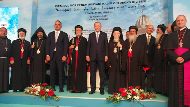 Mor Efrem Süryani Kadim Ortodoks Kilisesi'nin temeli 2019'da Cumhurbaşkanı Erdoğan tarafından atılmıştı. 