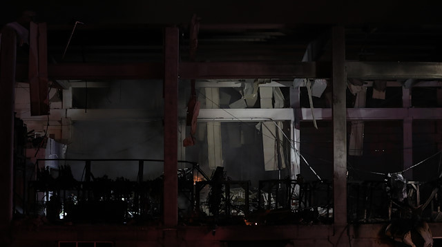 ​Ankara'da kauçuk fabrikasında yangın.