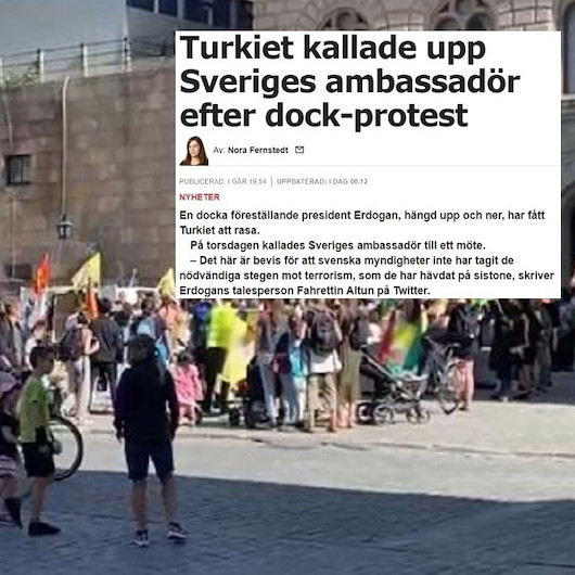 İsveç basınında terör propagandası: Teröristlerin açıklamalarını manşete taşıdılar