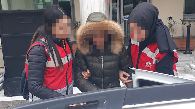 Meryem Nas Mercan'a başörtüsü nedeniyle hakaret ettiği iddiasıyla gözaltına alınan Aylin A.
