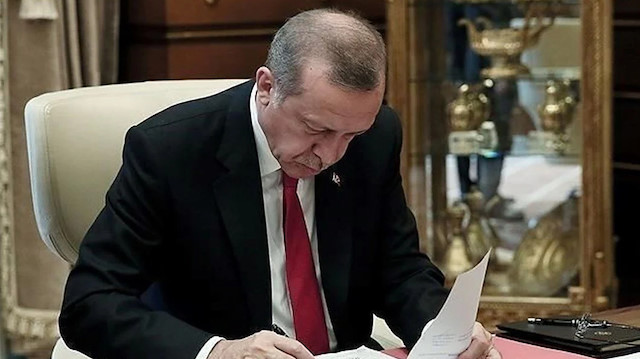 Cumhurbaşkanı Erdoğan imzaladı