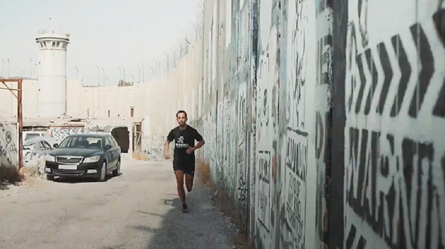Filistinli atlet Celal Abukhater Celal.