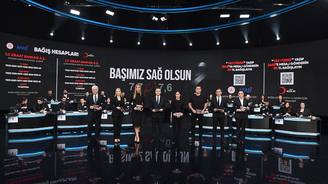 'Türkiye Tek Yürek' kampanyasına 115,1 milyar liralık bağış; 9 milyonu aşkın SMS