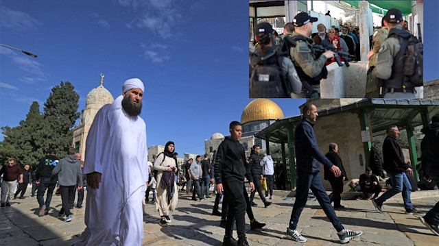İsrail'den yeni Ramazan önlemi: Mescid-i Aksâ'da cuma namazı için Filistinlilere yaş sınırı kısıtlaması getirildi