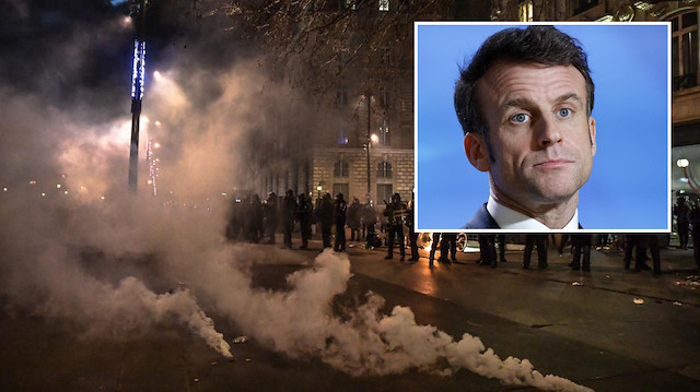 Fransa emeklilik reformu protestolarıyla ilgili Macron'dan açıklama