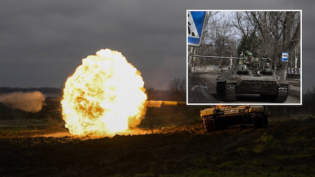 Ukrayna'nın Bahmut kentinde askeri hareketlilik sürüyor